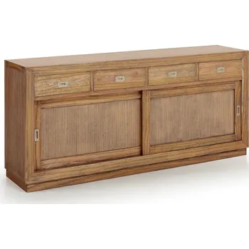 Příborník do zásuvky Koloniální příborník dvěma dvířky a čtyřmi zásuvkami MERAPI