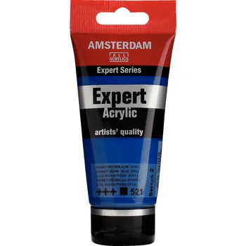 Vodová barva Akrylová barva Amsterdam Expert - 521 Indanthrene Blue (Phthalo) Objem: 75 ml