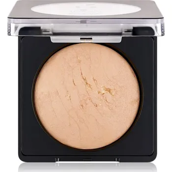 Pudr flormar Baked Powder zapečený rozjasňující pudr odstín 021 Beige with Gold 9 g