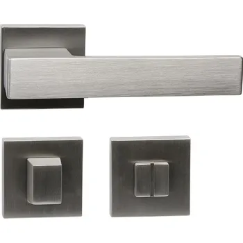 Dveřní kování Zamakové kování Monza - WC rozeta, nikl