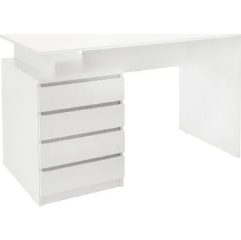 Počítačový stůl PC stůl, bílá, HANY NEW
