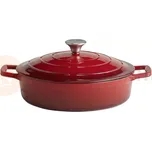 Pečicí hrnec s poklicí 3 l, červený | APS, 5 Stars