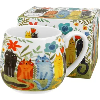 Hrnek Baňák - Kočky na zahradě hrnek 430 ml