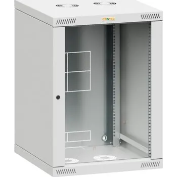 Rozvaděč Nástěnný datový rozvaděč 19" výška 9U (507mm) H=450mm Š=572mm šedý Conteg iSEVEN RQN-09-60/45-B