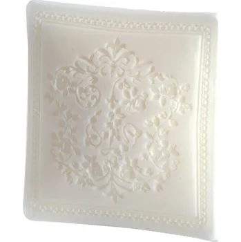 Mýdlo AMÉLIE et MELÁNIE - Linge Blanc Mýdlo polštář s výšivkou, 100g