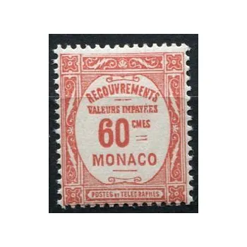 Poštovní známka (1925) MiNr. P 24 ** - Monako - doplatní známky