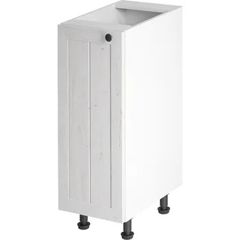 Kuchyňská skříňka PROVENCE k | dolní skříňka D30-L s policí | LEVÁ | 30 cm | SOKL v CENĚ | bílá/borovice andersen