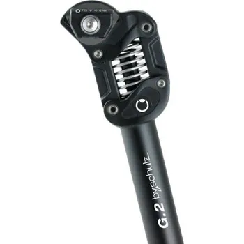 Sedlovka bySchulz G.2, 33,9mm, 450mm, 60-85kg (Odpružená sedlovka bySchulz G.2, 33,9mm, 450mm, cerná, medium 60-85kg)