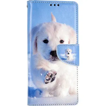 Pouzdro na mobilní telefon Pouzdro Samsung A14 5G knížkové Štěňátko (kryt neboli obal na Samsung A14 5G)
