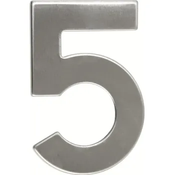 Domovní číslo Domovní číslo 5", RN.95L, nerez"