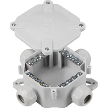 Elektroinstalační krabice Krabice SEZ ACIDUR 6455-12 5.P/2 světle šedá