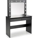 Toaletní stolek Hollywood, černá