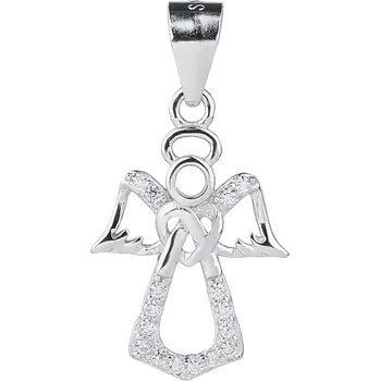 Přívěsek Bealio BEALIO Stříbrný přívěsek ANDĚL se SRDÍČKEM 03-10638-0699