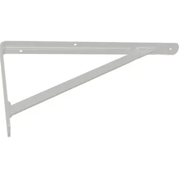 Nábytkové kování Zátěžová konzole 270x400 mm, 150 kg, bílá