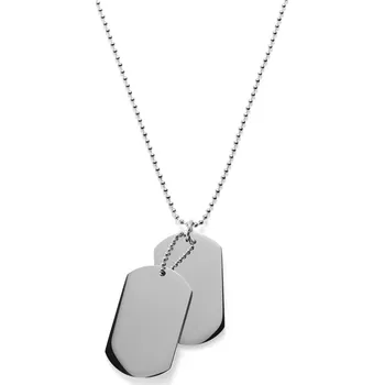 Náhrdelník Náhrdelník se dvěma psími známkami stříbrné barvy - Lucleon