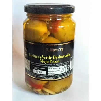 Guillamon Olivy Gordal zelené bez pecky "Mojo picón" 370ml