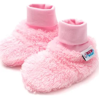 Capáčky Zimní capáčky New Baby Nice Bear růžové 0-5 m