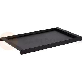 Tác z melaminu 670x380x40 mm, černý | APS, 85225