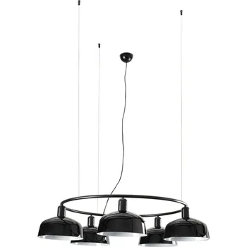 Svítidlo FARO TATAWIN M kruhové závěsné svítidlo, černá