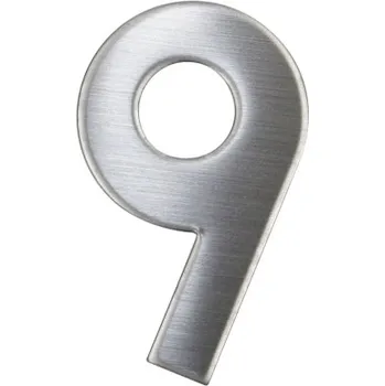 Domovní číslo Domovní číslo 9", RN.75L, nerez"