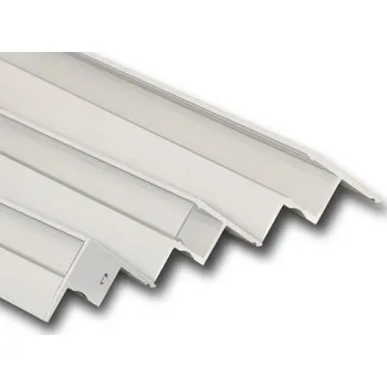 Stavební profil Rohový hliníkový profil McLED RP 35x45mm s čirým difuzorem 2m ML-761.084.02.2