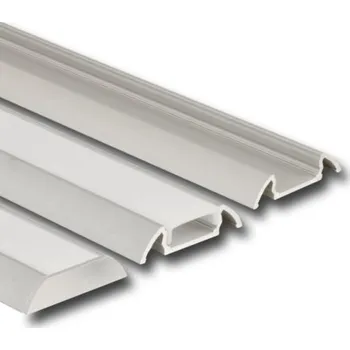 Stavební materiál Přisazený hliníkový profil McLED PX 30x7mm s mléčným difuzorem 2m ML-761.015.02.2