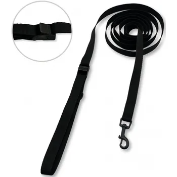 Vodítko pro psa PafDog Posuvné nastavitelné vodítko 20 mm 4 m černé