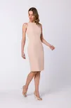 Dámské pouzdrové šaty Lilott S342 béžové