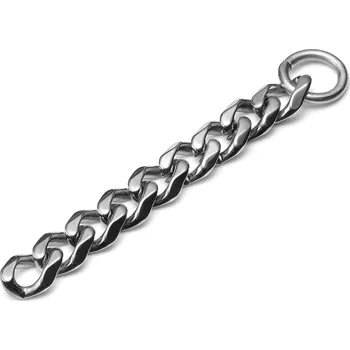 Řetízek Ocelový přívěsek řetízek stříbrné barvy - Lucleon