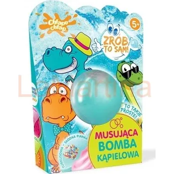 Koupelová sůl Sada na výrobu šumivé bomby do koupele modrá