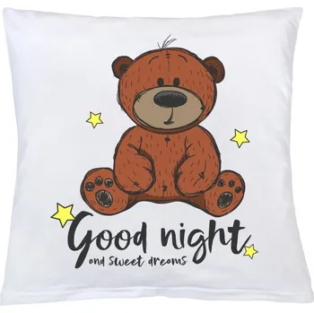 Polštář Polštář New Baby s potiskem Good night 40x40 cm
