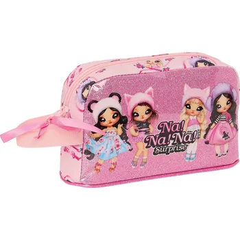 Set školních potřeb Termo box na svačinu Na!Na!Na! Surprise Fabulous Růžová (21.5 x 12 x 6.5 cm)