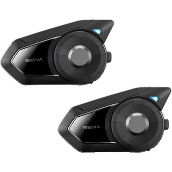 Interkom na motorku Bluetooth handsfree headset 30K (dosah 2 km), SENA (sada 2 jednotek)