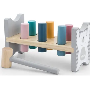 Dřevěná hračka Dřevěná zatloukačka pro nejmenší Viga PolarB