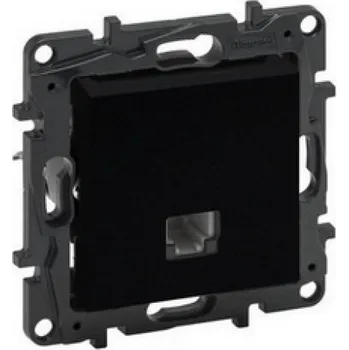 vypínač Legrand Niloé Step telefonní zásuvka RJ11 černá 863555