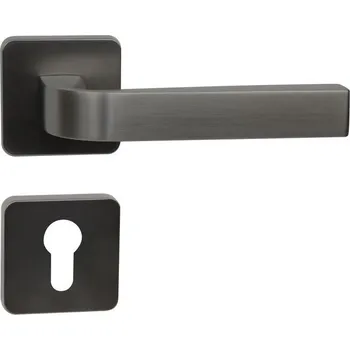 Dveřní kování Zamakové kování Roma - PZ rozeta, černá