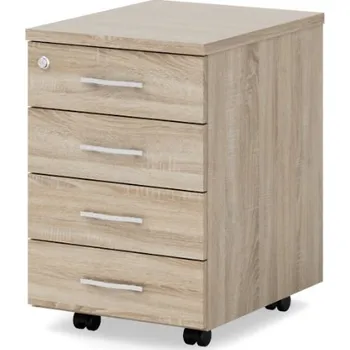 Zásuvkový kontejner Kontejner Impress 40,6 x 50,1 cm - 4 zásuvky, dub sonoma