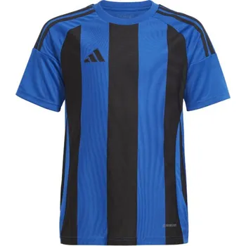 Dětský fotbalový dres adidas Striped 24 modrá/černá (116)