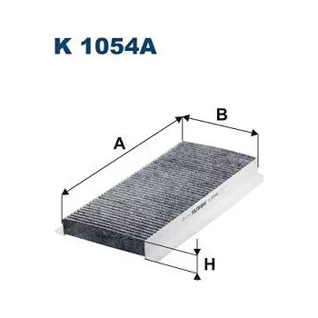 Autodíl Filtr, vzduch v interiéru FILTRON K 1054A