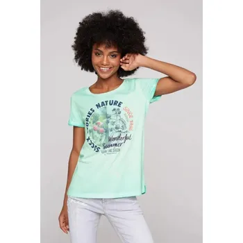 Pánské tričko Soccx TRIČKO ST2403 -3616-32 XL, Tyrkysová