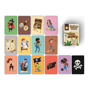 Pexeso Karty pro paměť - dětské - Pirát Jolly Rogers