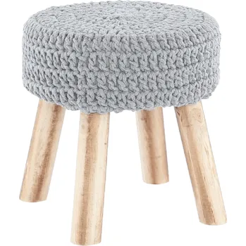 Taburet Taburet, šedá vlna, NAIDA