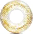 Nafukovací kruh Intex 56274NP flitrový zlatý 119 cm