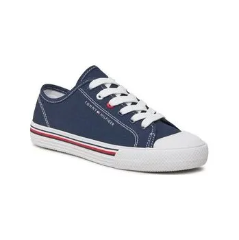 Pánské tenisky Plátěnky Tommy Hilfiger Low Cut Lace Up Sneaker T3X9-33324-0890 S Tmavomodrá 40