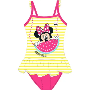 Dívčí oblečení Minnie Mouse - licence Dívčí plavky - Minnie Mouse 5244B541, žlutá Barva: Žlutá, Velikost: 116-122