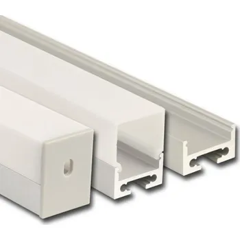 LED páska Závěsný hliníkový profil McLED ZR 20x27mm s mléčným difuzorem 1m ML-761.018.43.1