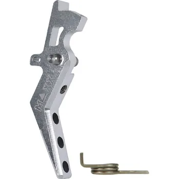 Sportovní střelba MAXX Model CNC spoušť Advanced (style A) pro M4 - stříbrná