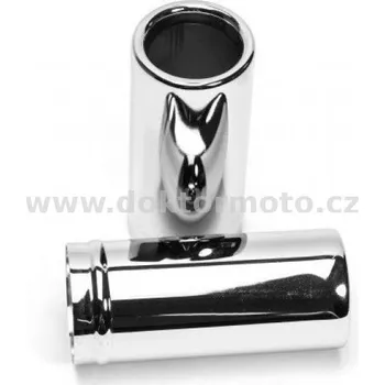 Kryt zadního tlumiče - spodní (Jawa,ČZ), chrom