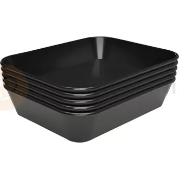 Servírovací stolek Melaminová nádoba k vystavování 150x190x40 mm, černá, 5 ks. | BARTSCHER, 40S-150x190