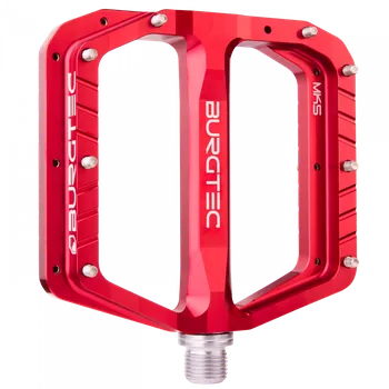Pedál na kolo Pedály Burgtec Penthouse Flat MK5 Barva: Race Red